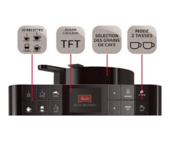 Melitta Caffeo Varianza CSP Inox F580-100 Garantie 3 Ans 15 Melitta Caffeo Varianza CSP Inox F580-100 Garantie 3 Ans -Café Soldes Boutique 3 melitta caffeo varianza f580 100