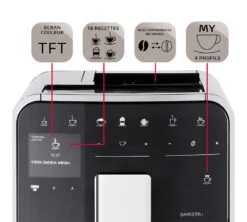 Melitta Barista T Smart Connectée Argent/Noir F830-101 -Café Soldes Boutique 4 barista t smart f830 101