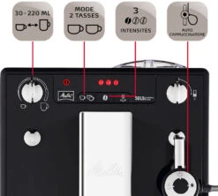 Melitta Caffeo Solo Perfect Milk Noire E 957-101 -Café Soldes Boutique 4 melitta caffeo solo e957 101