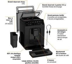 KRUPS Evidence Eco Design Black EA897B10 -Café Soldes Boutique 5 krups ea897b10 evidence eco