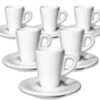 6 Tasses Expresso Et Sous-tasses 7 Cl Porcelaine Speciale Degustazione - Ancap -Café Soldes Boutique 6 tasses degustazione