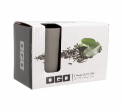 Mugs Isothermes OGO Living En Grès Gris 20cl X2 8 Mugs Isothermes OGO Living En Grès Gris 20cl X2 -Café Soldes Boutique 7912021 2