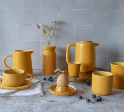 Mugs Isothermes OGO Living En Grès Jaune 20cl X2 8 Mugs Isothermes OGO Living En Grès Jaune 20cl X2 -Café Soldes Boutique 7912132 3 1