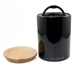 Boîte Conservatrice Céramique Noire Avec Vide D'air 500g - Airscape -Café Soldes Boutique airscapenoir3