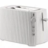 Grille-Pain électrique - 2 Fentes - Blanc Plissé- Alessi 2 Grille-Pain électrique - 2 Fentes - Blanc Plissé- Alessi -Café Soldes Boutique alessi grille pain b1 1