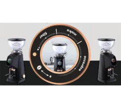 Moulin à Café FIORENZATO AllGround Chrome Effet Miroir Et Noir -Café Soldes Boutique allground reglages 1