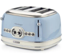 Grille Pain - Vintage 156 4 Slices Bleu- 00C015604AR0 - ARIETE 9 Grille Pain - Vintage 156 4 Slices Bleu- 00C015604AR0 - ARIETE -Café Soldes Boutique ariete 4 vintage bleu2