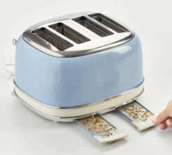 Grille Pain - Vintage 156 4 Slices Bleu- 00C015604AR0 - ARIETE 8 Grille Pain - Vintage 156 4 Slices Bleu- 00C015604AR0 - ARIETE -Café Soldes Boutique ariete 4 vintage bleu3