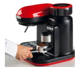Machine Expresso Avec Broyeur ARIETE Moderna 1318 Rouge -Café Soldes Boutique ariete moderna rouge 2