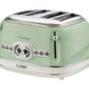 Grille Pain - Vintage 156 4 Fentes Vert- 00C015604AR0 - ARIETE -Café Soldes Boutique ariete vintage 4 vert1