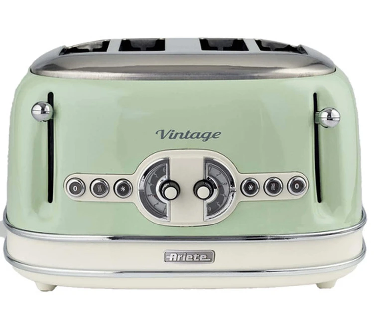 Grille Pain - Vintage 156 4 Fentes Vert- 00C015604AR0 - ARIETE 4 Grille Pain - Vintage 156 4 Fentes Vert- 00C015604AR0 - ARIETE – Image 2