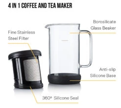 Carafe One Brew - Black - Barista&Co 11 Carafe One Brew - Black - Barista&Co -Café Soldes Boutique bc carafe piston2