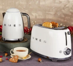 Grille-pain Smeg TSF02WHEU 4 Tranches Blanc -Café Soldes Boutique blac venis