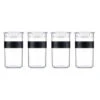 4 Bocaux Noirs - Conservation PC PRESSO - 25 Cl -BODUM -Café Soldes Boutique bodum pc4
