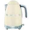 Bouilloire KLF04CREU Température Réglable Crème 1,7 L + Offre Cadeau - SMEG