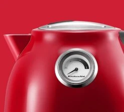 Bouilloire KitchenAid Rouge Pomme D'Amour 1,5L - 5KEK1522ECA + Offre Cadeau -Café Soldes Boutique bouil zoom rouge