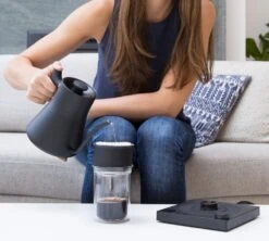 Bouilloire Stagg EKG Noir 90 Cl Col De Cygne - FELLOW -Café Soldes Boutique bouilelec noirmat