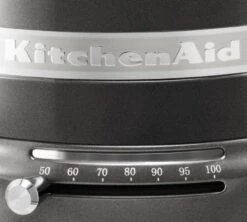Bouilloire KitchenAid à Température Réglable - Couleur Gris Etain 1,5 L -Café Soldes Boutique bouilgris regla