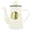 Bouilloire Traditionnelle Tatsujin Pelican En Email 1.0 L Blanc - KALITA -Café Soldes Boutique bouilloire blanche kalita