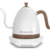 Bouilloire Col De Cygne Artisan Gooseneck Blanc Mat 1L - Brewista -Café Soldes Boutique brewista goosenek pww