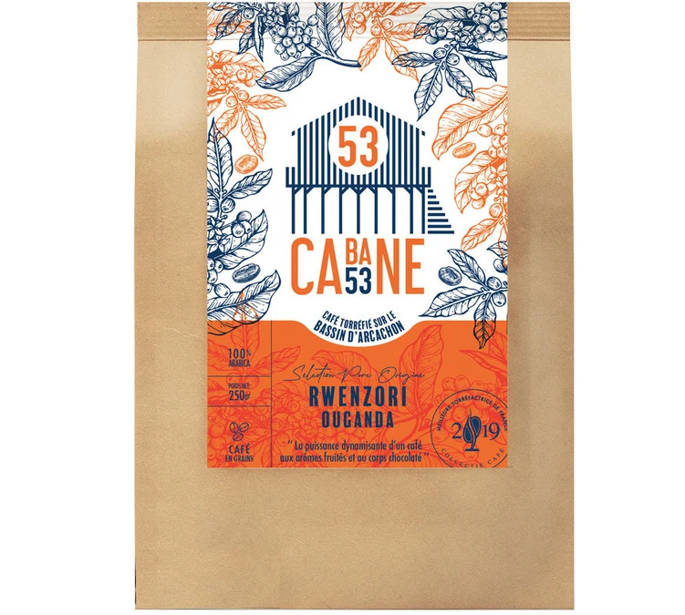 Café En Grains : Ouganda - Rwenzori - 250g - Cabane 53 3 Café En Grains : Ouganda - Rwenzori - 250g - Cabane 53