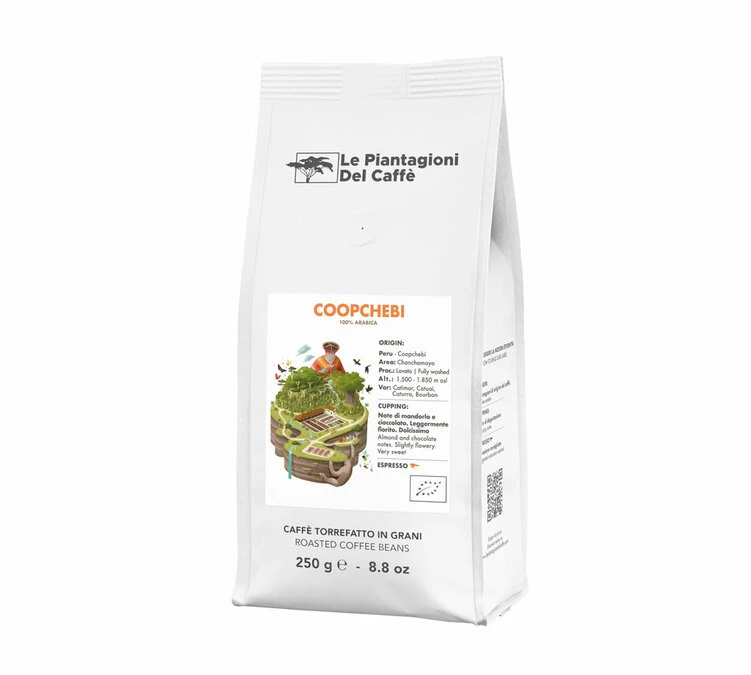 250 G- Café En Grain Coopchebi - LE PIANTAGIONI DEL CAFFE 3 250 G- Café En Grain Coopchebi - LE PIANTAGIONI DEL CAFFE