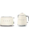 Set Petit-Déjeuner Grille-Pain TSF01CREU Et Bouilloire KLF05CREU Crème - SMEG 1 Set Petit-Déjeuner Grille-Pain TSF01CREU Et Bouilloire KLF05CREU Crème - SMEG -Café Soldes Boutique cr sm 1