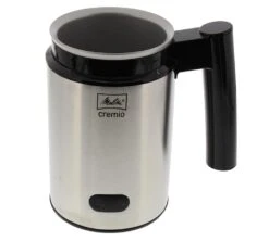 Mousseur à Lait Cremio II 1014-03 Acier Brossé - Melitta -Café Soldes Boutique cremiogris