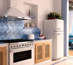 Grille-pain Smeg TSF02WHEU 4 Tranches Blanc -Café Soldes Boutique cuisine smeg