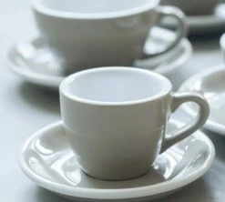 6 Tasses Cappuccino Et Sous-tasses Egg 20 Cl Denim - Loveramics -Café Soldes Boutique egg 10