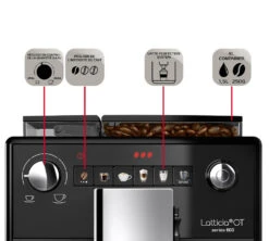 MELITTA Latticia F300-100 One Touch Garantie 3 Ans -Café Soldes Boutique expresso broyeur melitta latticia silencieuse