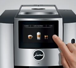JURA S8 Chrome Smart Connect Inclus Garantie 3 Ans -Café Soldes Boutique expresso broyeur s8 chrome ecran