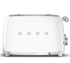 Toaster TSF03WHEU 4 Tranches Blanc - SMEG -Café Soldes Boutique face 74787 tsf03wheu