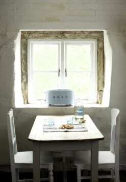 Grille-pain TSF02PBEU 4 Tranches Bleu Azur - SMEG -Café Soldes Boutique gp amb bleazr