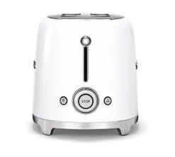 Grille-pain Smeg TSF02WHEU 4 Tranches Blanc -Café Soldes Boutique gp blc cote