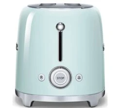 Grille-pain TSF02PGEU 4 Tranches Vert D'eau - SMEG -Café Soldes Boutique gp cotevertdeau
