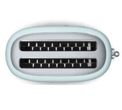 Grille-pain TSF02PGEU 4 Tranches Vert D'eau - SMEG -Café Soldes Boutique gp fente vertdeau