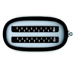 Grille-pain TSF02BLEU 4 Tranches Noir - SMEG -Café Soldes Boutique gp noir dessus