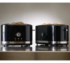 Toaster KitchenAid 5KMT2116EER Noir Onyx 2 Fentes -Café Soldes Boutique gpnoir amb2