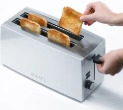 Grille Pain 2 Fentes Larges Inox - Graef TO100EU -Café Soldes Boutique graef to100 4