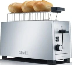 Grille Pain 2 Fentes Larges Inox - Graef TO100EU -Café Soldes Boutique graef to100 5