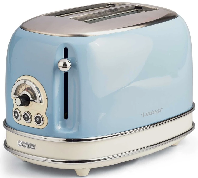 Grille-pain ARIETE Vintage Bleu 155 3 Grille-pain ARIETE Vintage Bleu 155