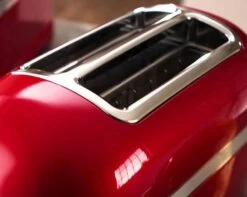 Toaster KitchenAid 5KMT2204EMS Artisan 2 Tranches Gris étain -Café Soldes Boutique grille pain kitchenaid 2 tranches rouge pomme 4 1