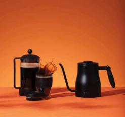 Bouilloire Traditionnelle Gooseneck - Inox Cuivré à Long Bec - 1L - BODUM -Café Soldes Boutique image secondaire 89622 1