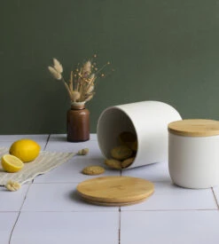 Lot De 3 Boîtes à Café/thé Rondes PEBBLY -Café Soldes Boutique lifestyle pebbly