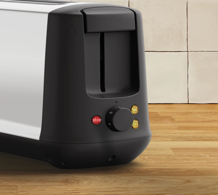 Grille Pain Moulinex LS340811 Subito Select Inox Et Noir 8 Grille Pain Moulinex LS340811 Subito Select Inox Et Noir – Image 6