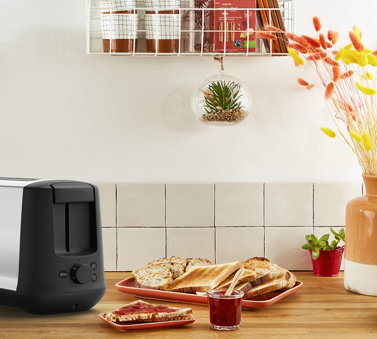 Grille Pain Moulinex LS340811 Subito Select Inox Et Noir 9 Grille Pain Moulinex LS340811 Subito Select Inox Et Noir – Image 7