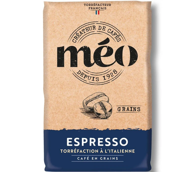 1kg Café En Grain Espresso à L'italienne - MEO 3 1kg Café En Grain Espresso à L'italienne - MEO