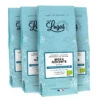 4x250g Café En Grain Bio - Ethiopie Moka Nekemte - CAFES LUGAT -Café Soldes Boutique moka nekemte packshot lugat bundle classique 250g 2021 1
