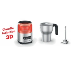 Mousseur à Lait / Chocolatière Induction Inox BCL540- Riviera-et-Bar -Café Soldes Boutique mousseur rievera1